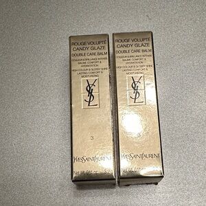 Yves Saint Laurent Rouge Volupté Candy Glaze Balm - cacao no boundary (2) set of